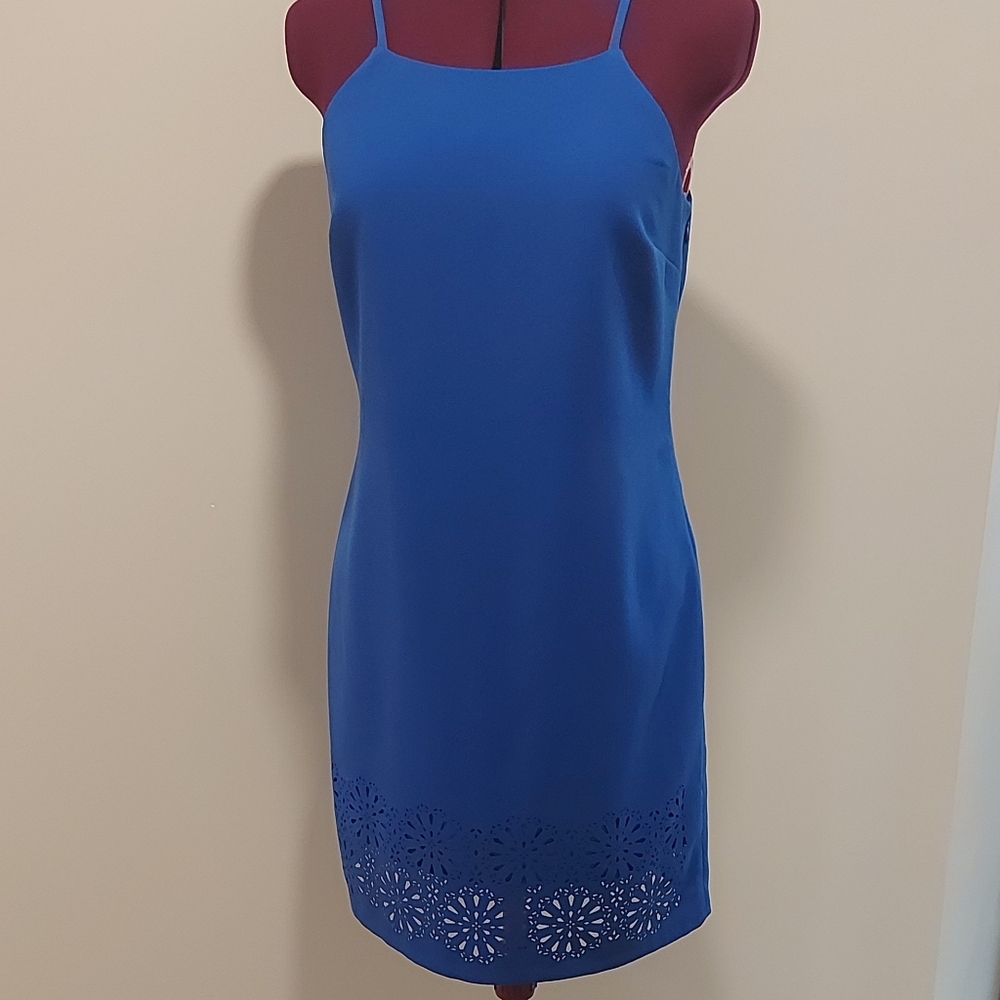 Blue Cutout Dress